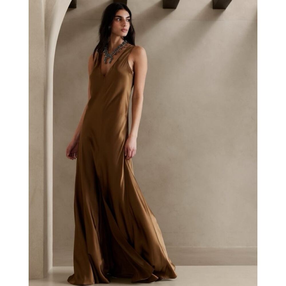 Banana Republic Brown Maxi Dress
